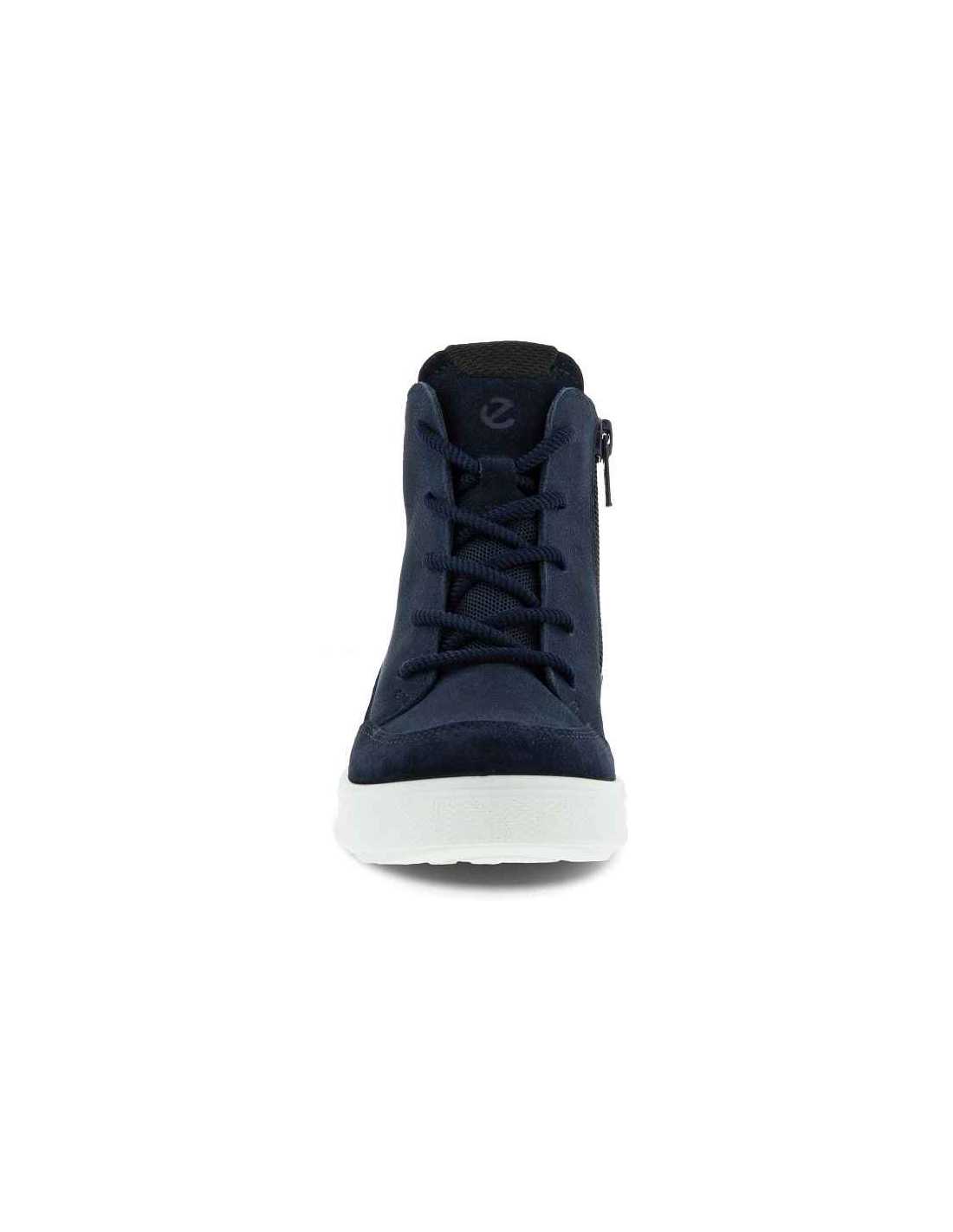 Zapato de piel con Gore-Tex 525224 Ecco Gruuv en azul para hombre.